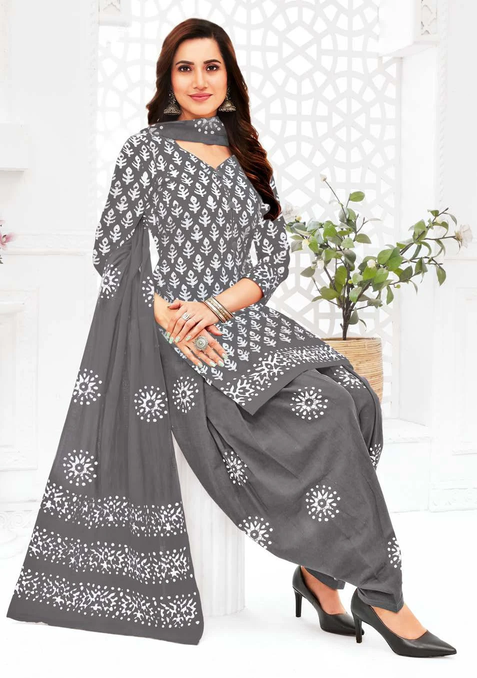 Ganpati Gouri Vol 8 Pure Cotton Wholesale Salwar Suit Catalog — Wholesale Salwar Suits, Ganpati wholesale from Surat - Gallery Image 2